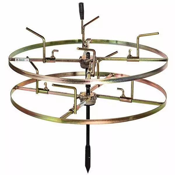 wire rell permanent 4 arm double stand